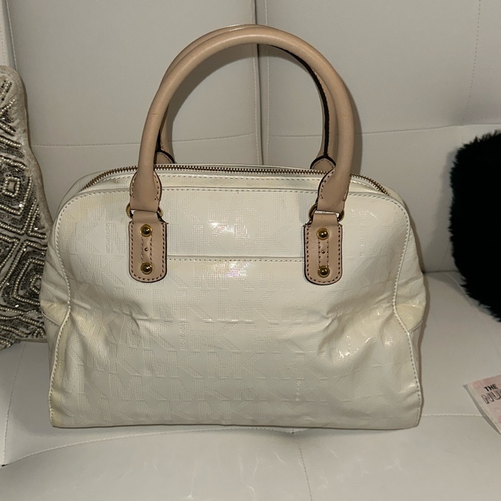Vintage White Michael Kors Purse